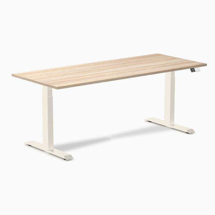 Desky Dual Melamine Sit Stand Desk