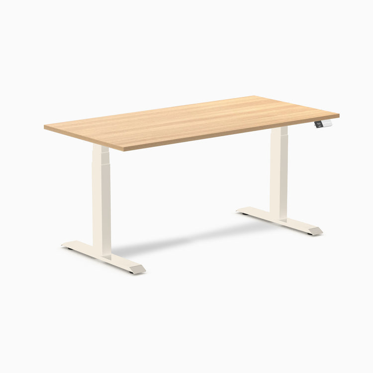 Desky Dual Melamine Sit Stand Desk