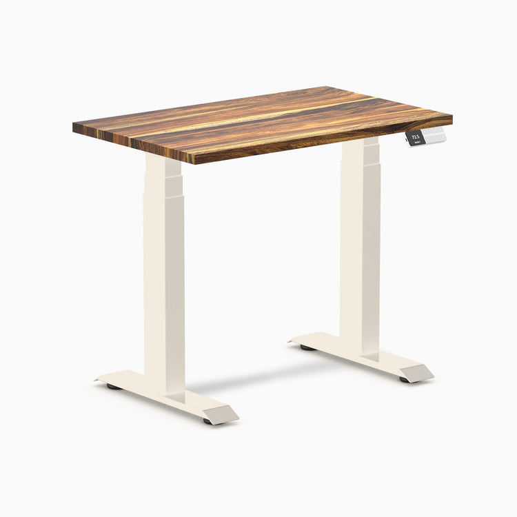Desky Dual Mini Hardwood Sit Stand Desk