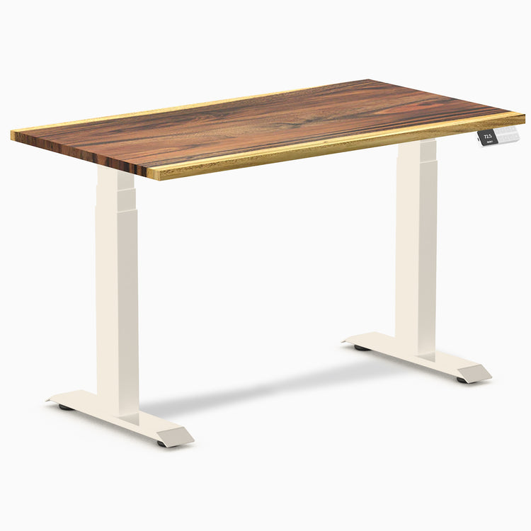 Desky Dual Mini Hardwood Sit Stand Desk