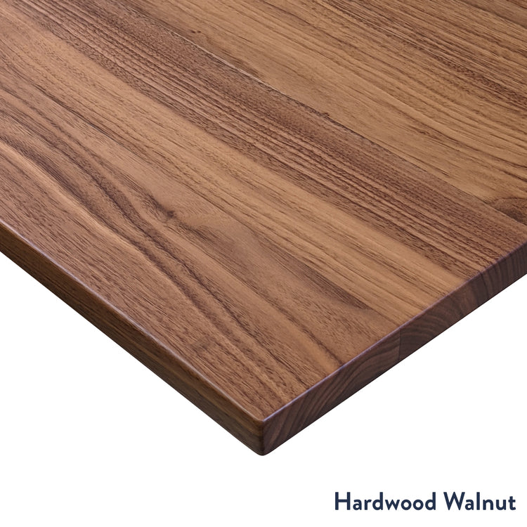 Desky Hardwood L-Shape Sit Stand Desk-Pheasantwood Desky®
