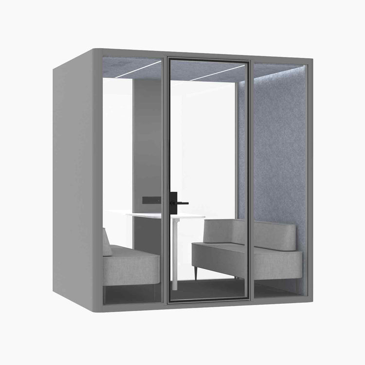 Hub Office Pod 4 Person Meeting Booth-Desky® Australia