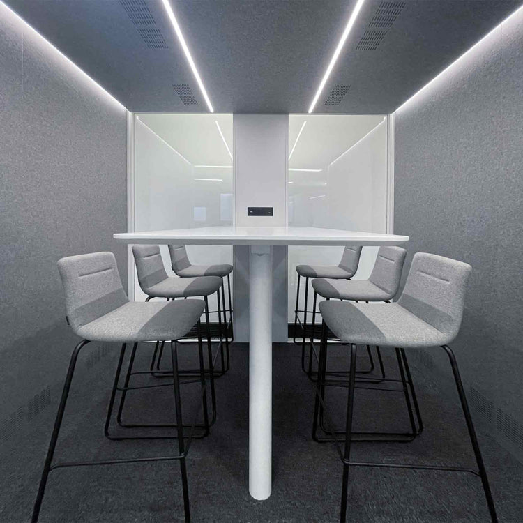 Hub Office Pod 6 Person Meeting Room Booth-Desky® Australia