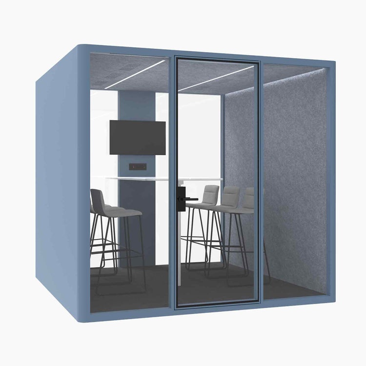 Hub Office Pod 6 Person Meeting Room Booth-Desky® Australia