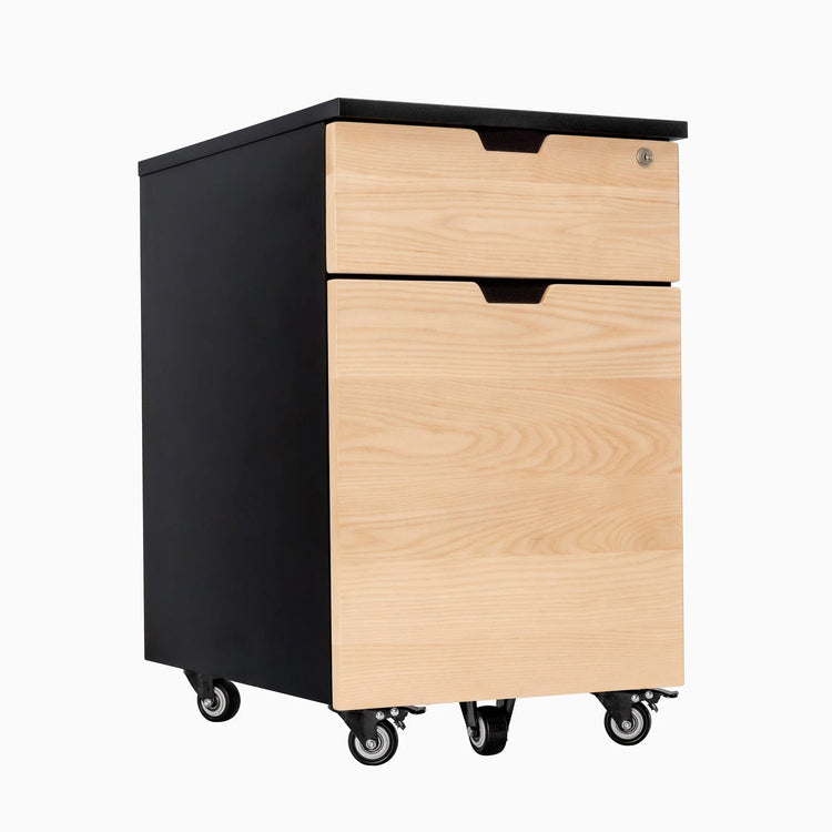 Desky Minimal Wooden Filing Cabinet