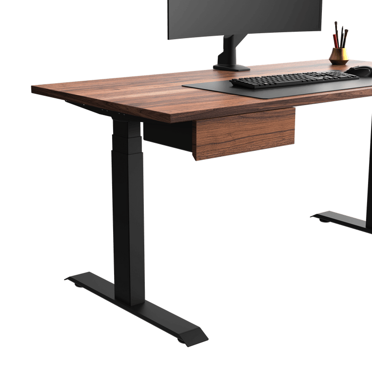 Desky Minimal Under Desk Drawer Black Black - Desky