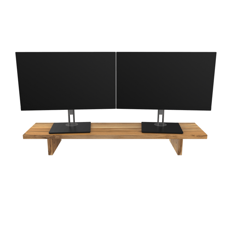 Desky Monitor Stand Teak Hardwood - Desky