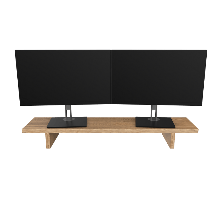 Desky Monitor Stand White Oak Hardwood - Desky
