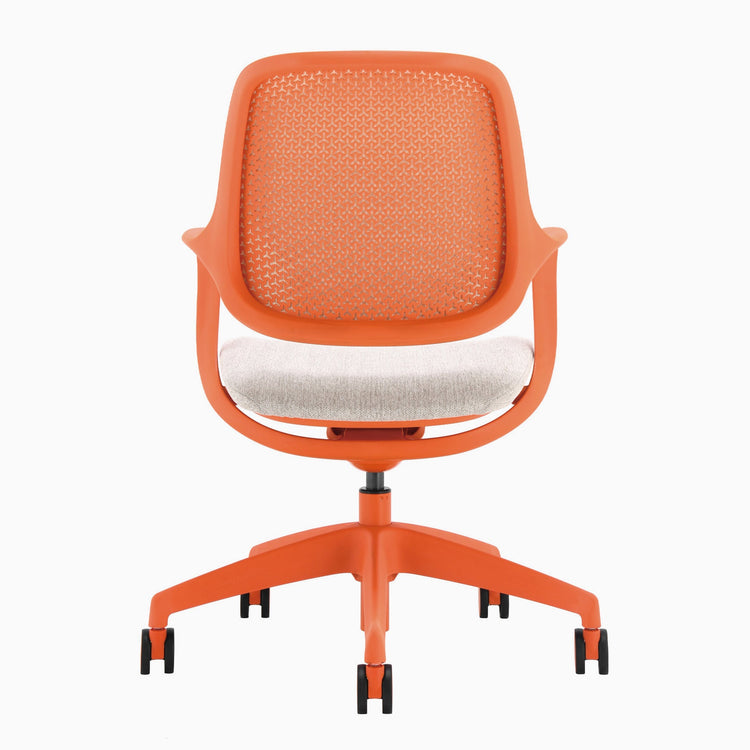 Desky low back evoque chair in orange