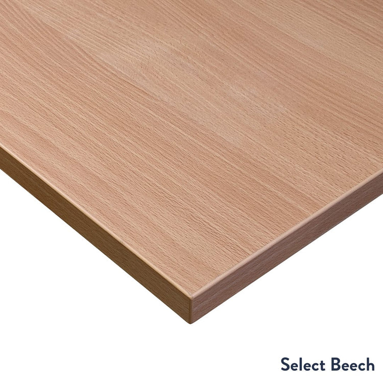 select beech melamine desktop
