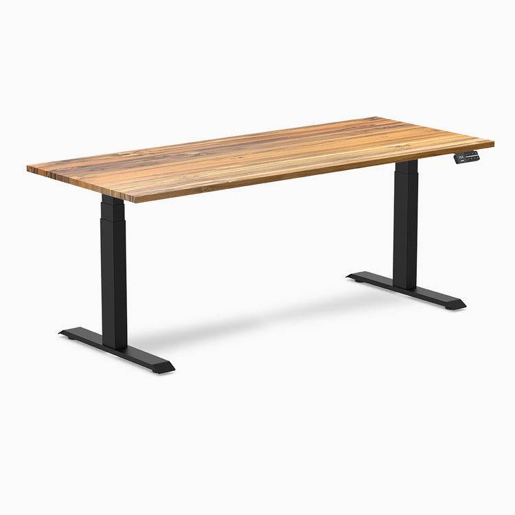 Desky standing desk 1800mm teak hardwood