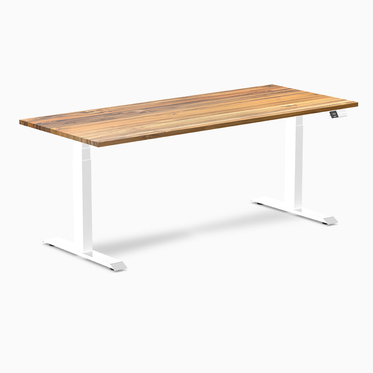 Desky standing desk 1800mm teak hardwood