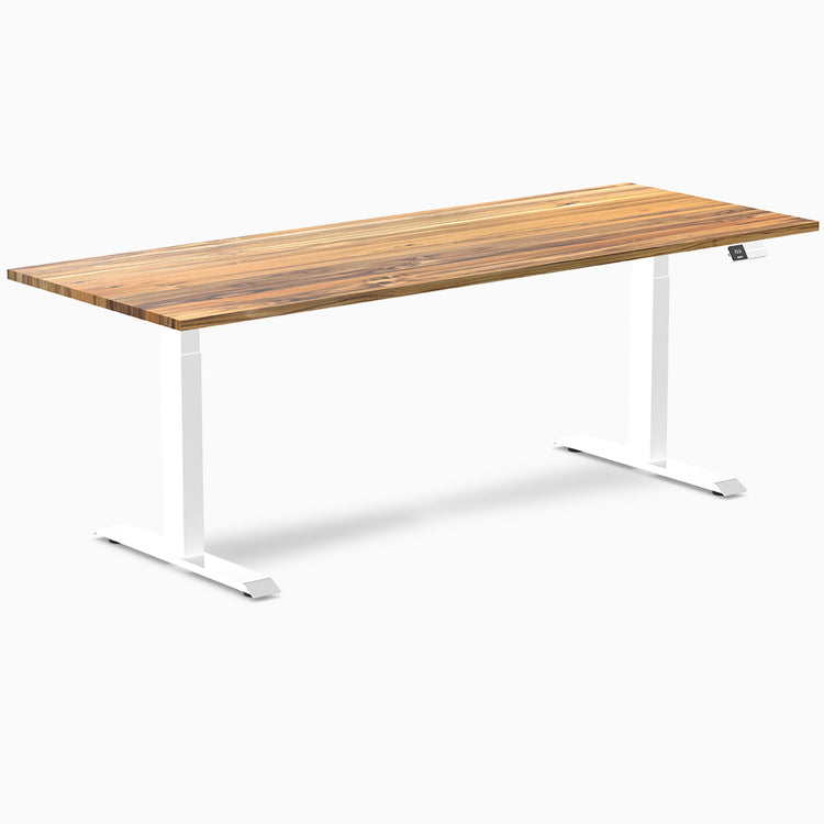 Desky standing desk 2000mm teak hardwood