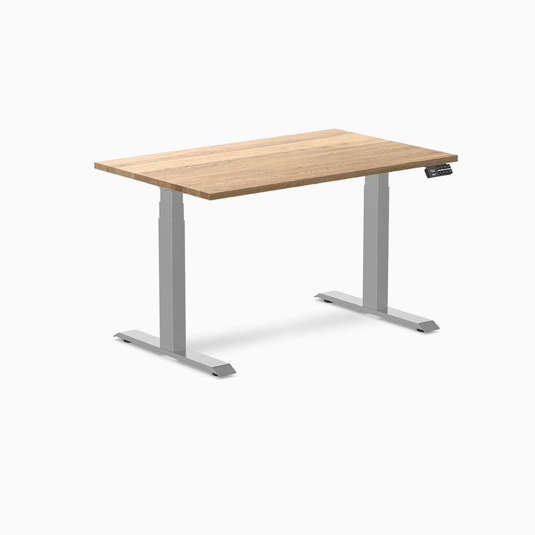 Desky standing desk 1200mm white oak hardwood