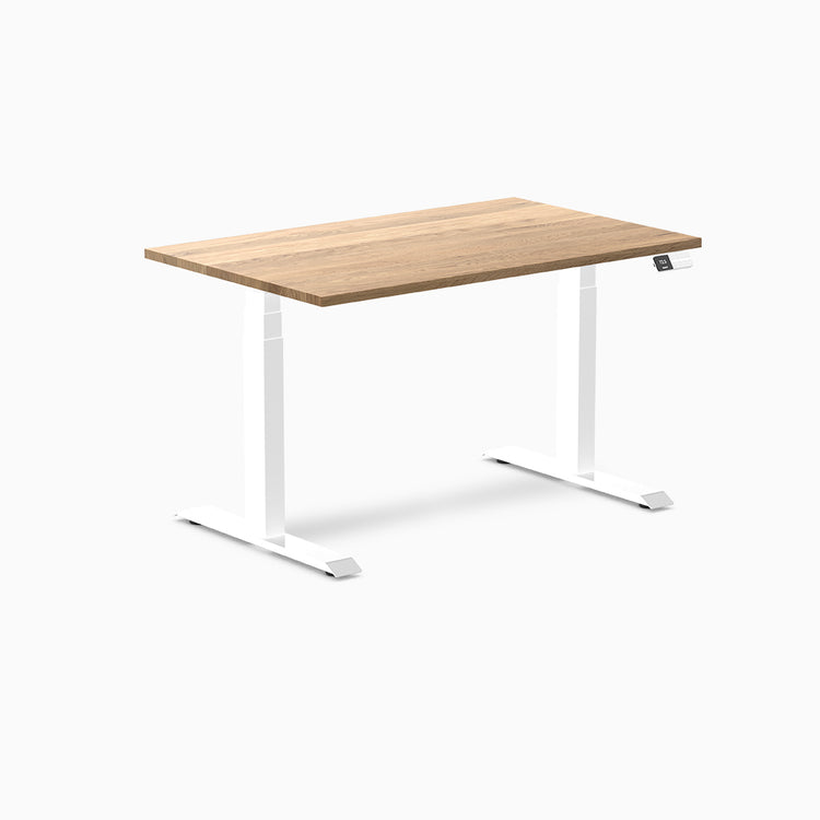 Desky standing desk 1200mm white oak hardwood