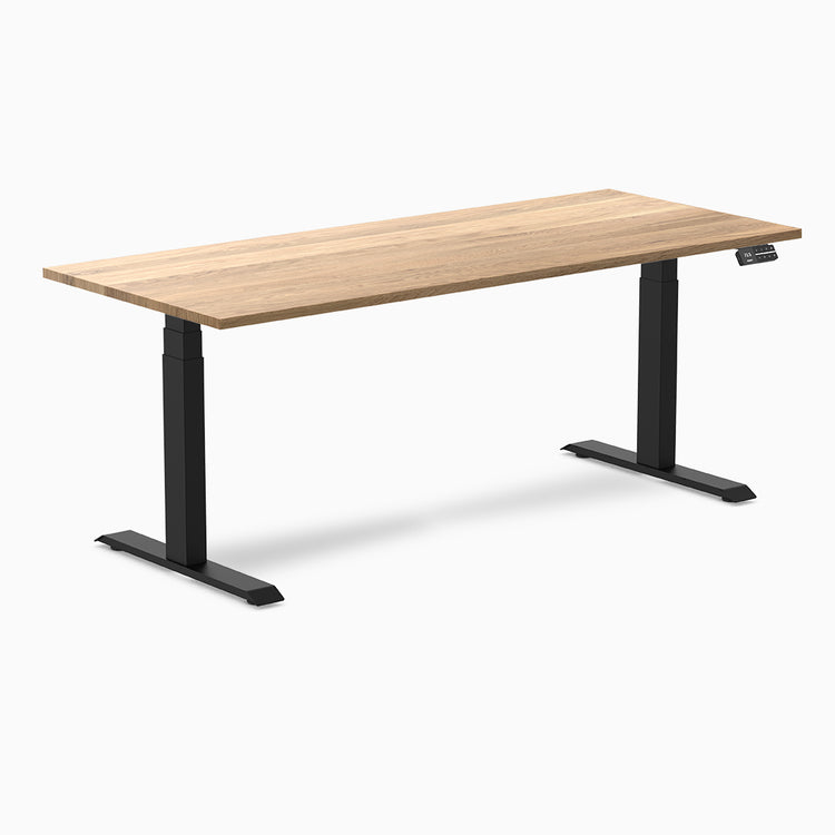 Desky standing desk 1800mm white oak hardwood