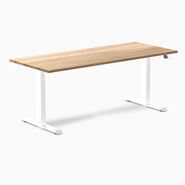 Desky standing desk 1800mm white oak hardwood