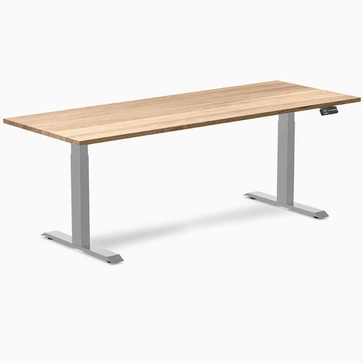 Desky standing desk 2000mm white oak hardwood