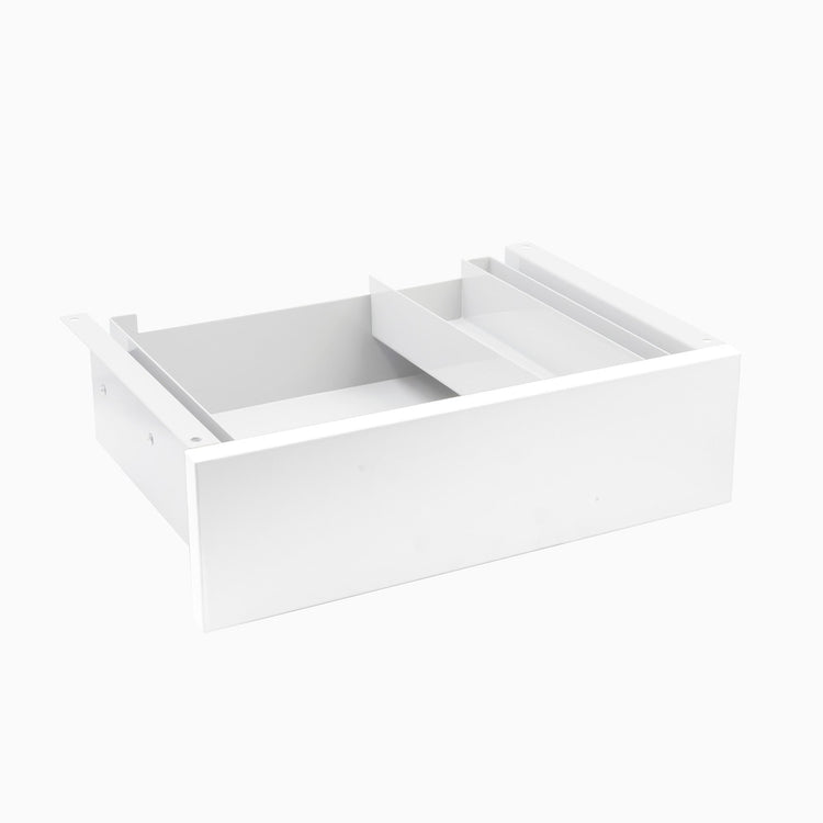 Almost Perfect Desky Minimal Under Desk Drawer - White Melamine White Frame