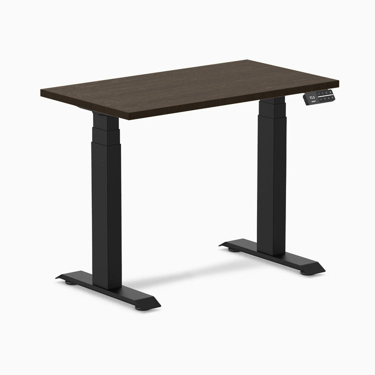 Desky Dual Mini Bamboo Sit Stand Desk