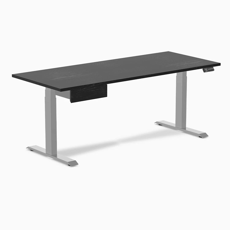 Desky Dual Hardwood Standing Desk With Drawer-Desky® Australia
