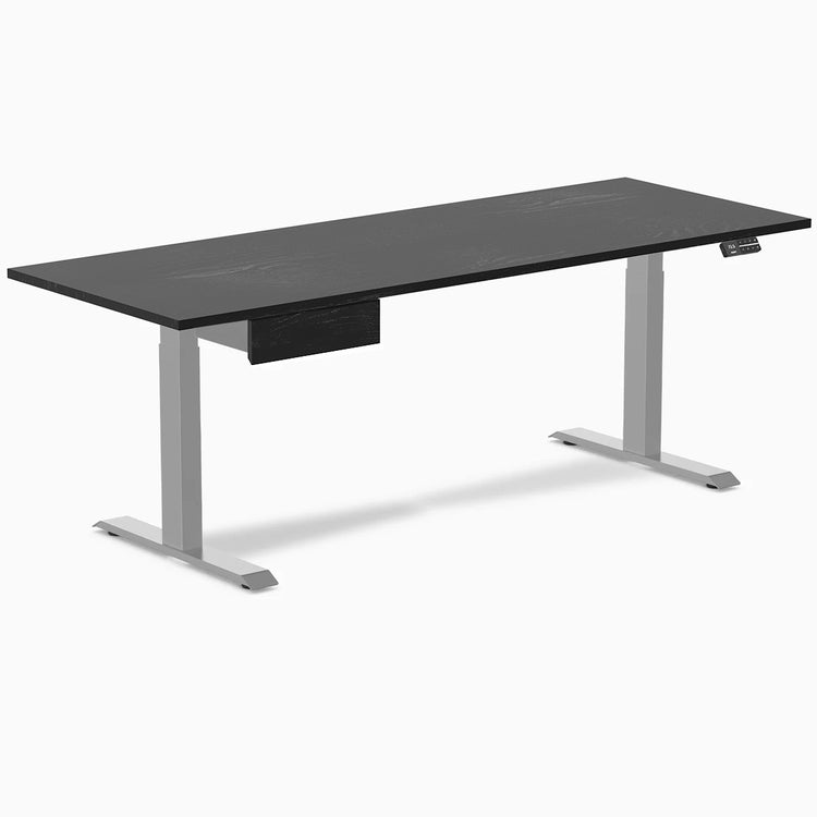 Desky Dual Hardwood Standing Desk With Drawer-Desky® Australia