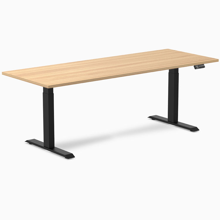 Almost Perfect Desky Dual Melamine Sit Stand Desk