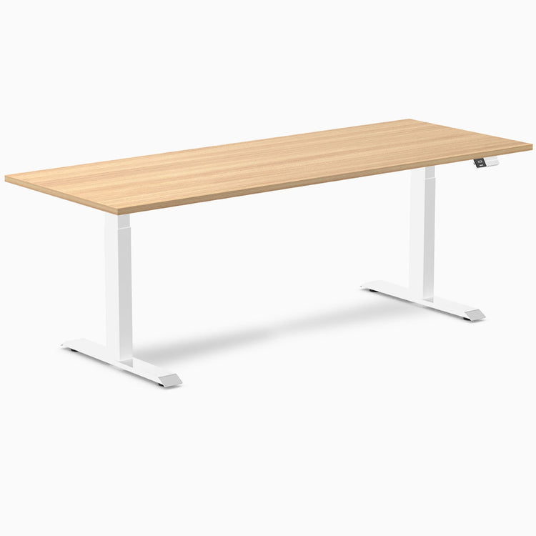 Desky Dual Melamine Sit Stand Desk