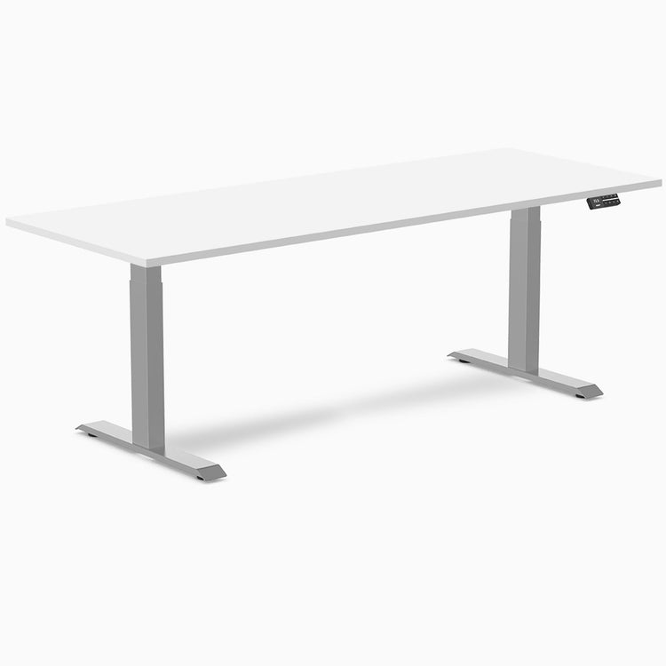 Desky Dual Melamine Sit Stand Desk