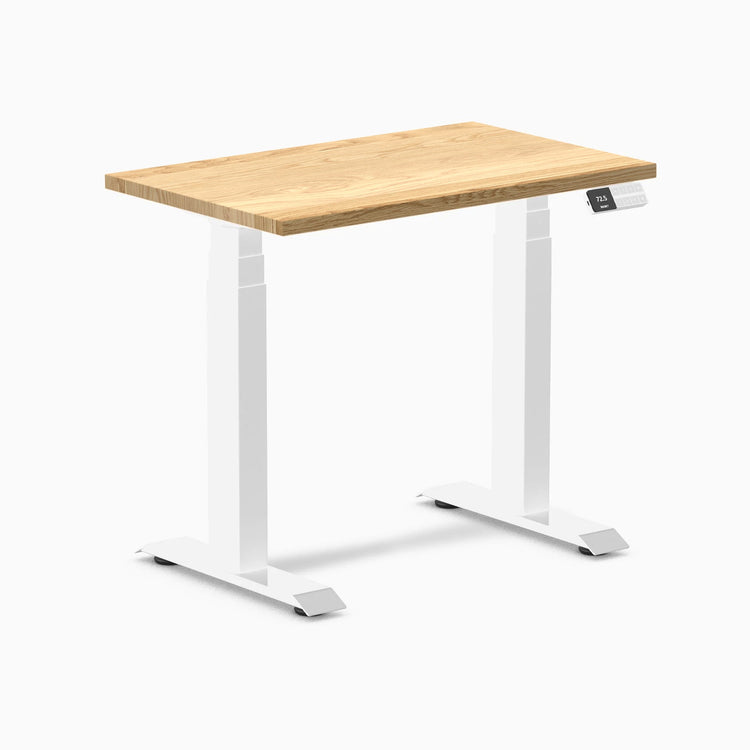 Desky Dual Mini Hardwood Sit Stand Desk