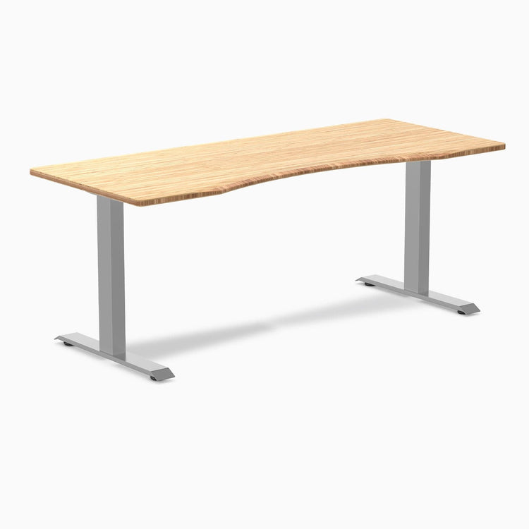 Zero ergo bamboo fixed office desk - Desky