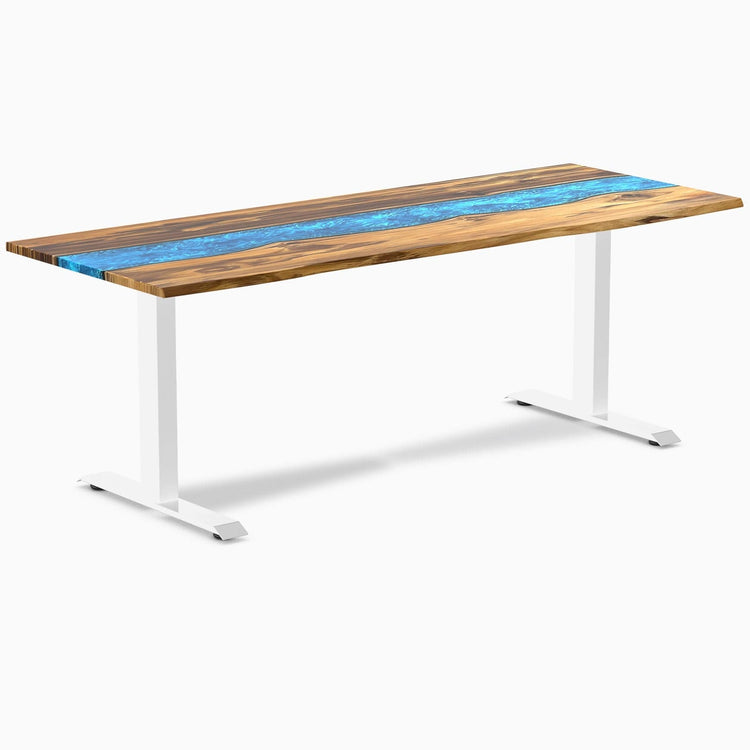 Desky Zero Resin Hardwood Office Desk-Desky® Australia