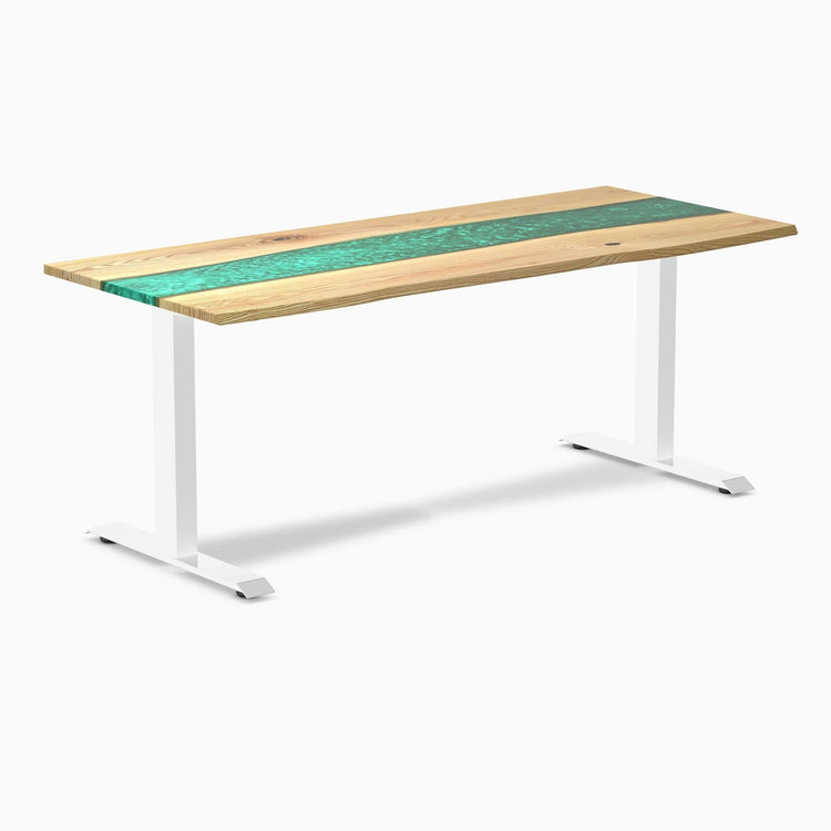 Desky Zero Resin Hardwood Office Desk-Desky® Australia