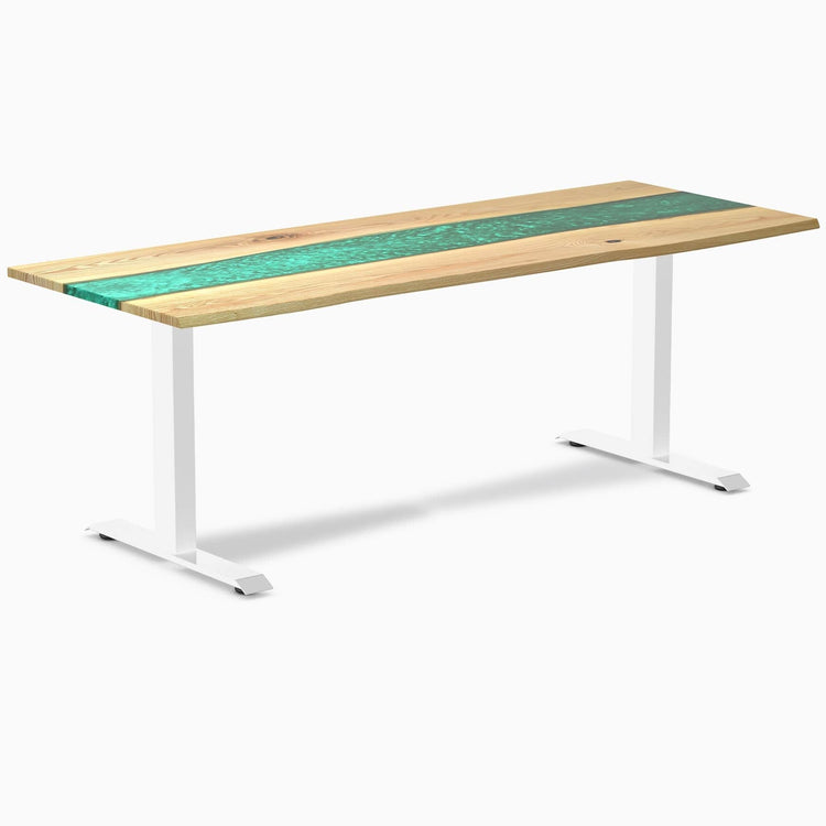 Desky Zero Resin Hardwood Office Desk-Desky® Australia