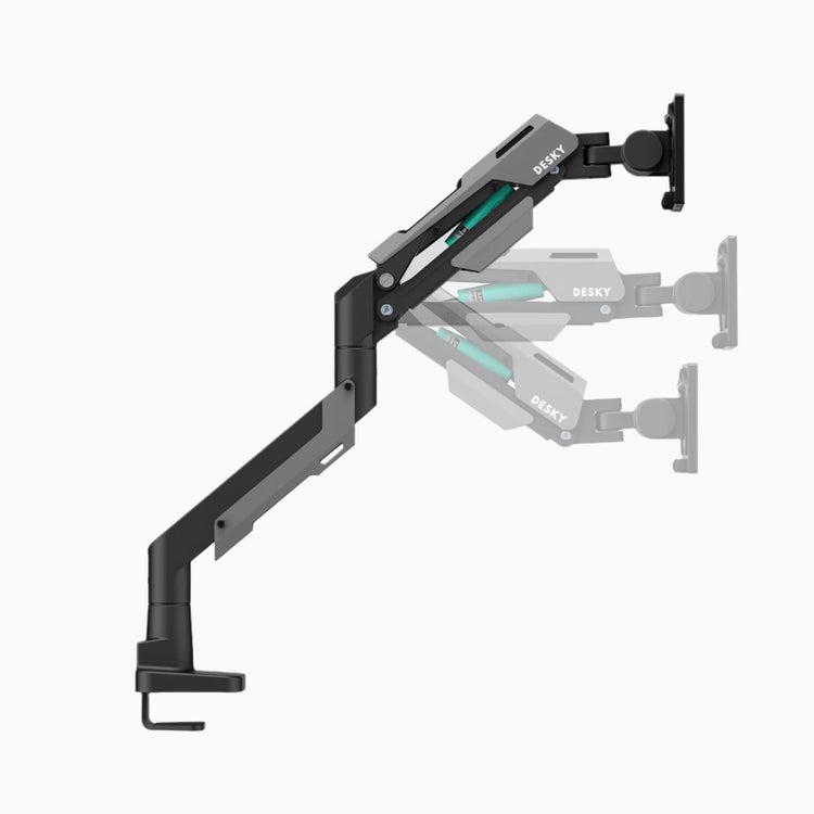 Black hight adjustable arm - Desky