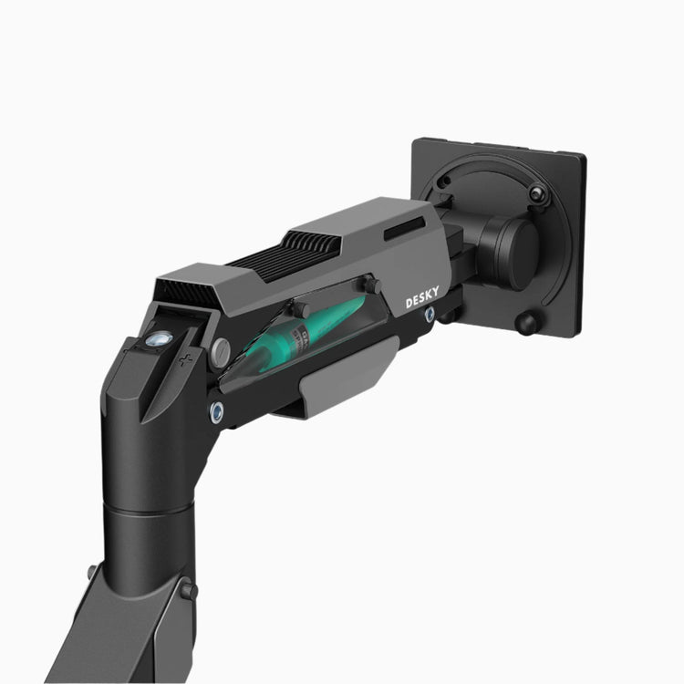 Desky hercules monitor arm in black