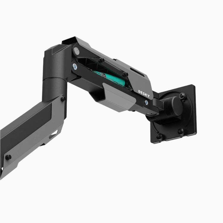 Black Hercules heavy duty monitor arm