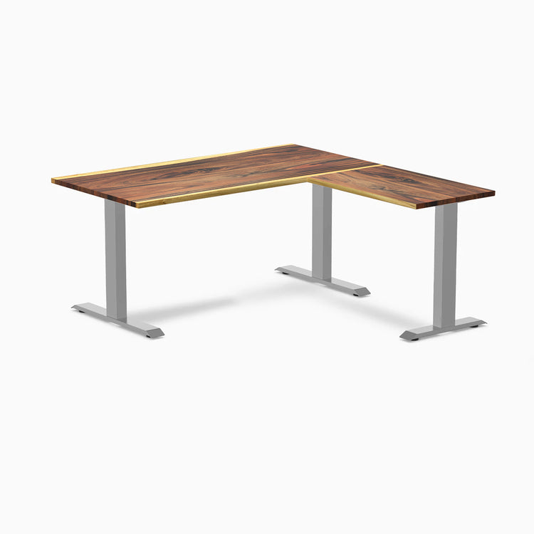 Desky Zero Hardwood L-Shape Office Desk-Desky® Australia