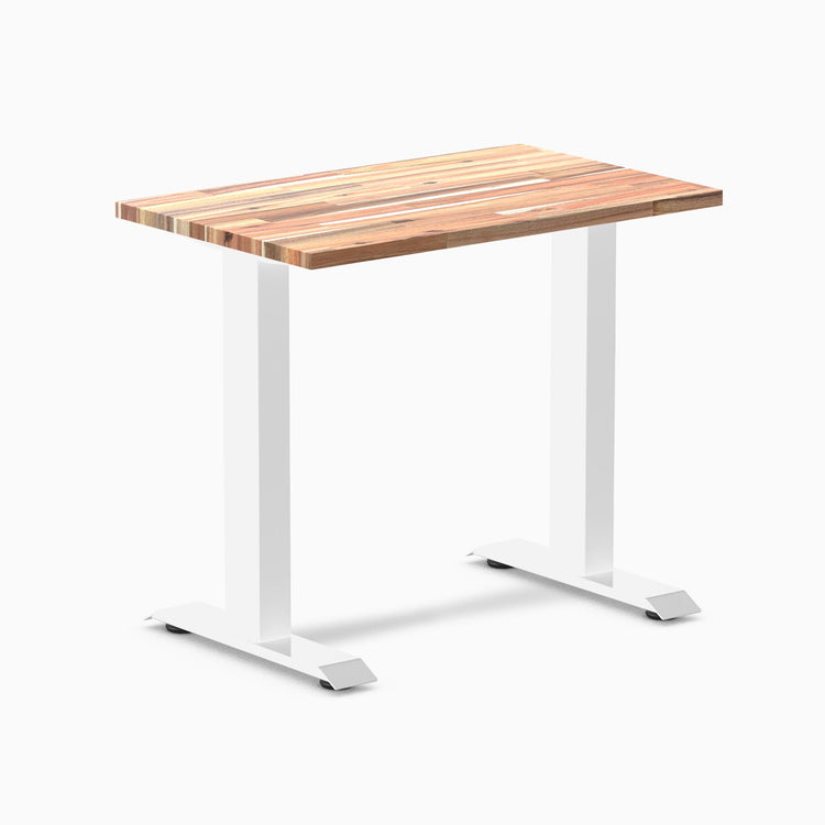 Desky Zero Mini Softwood fixed Office Desk acacia