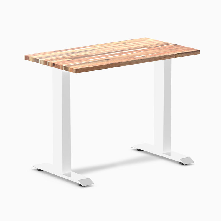 Desky Zero Mini Softwood fixed Office Desk acacia