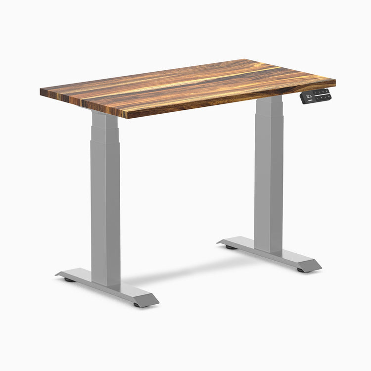 Desky Dual Mini Hardwood Sit Stand Desk