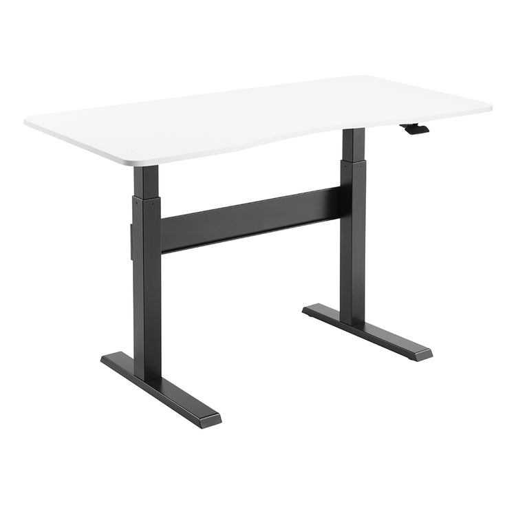 Desky Air Lift Zero Sit Stand Desk White -Desky®