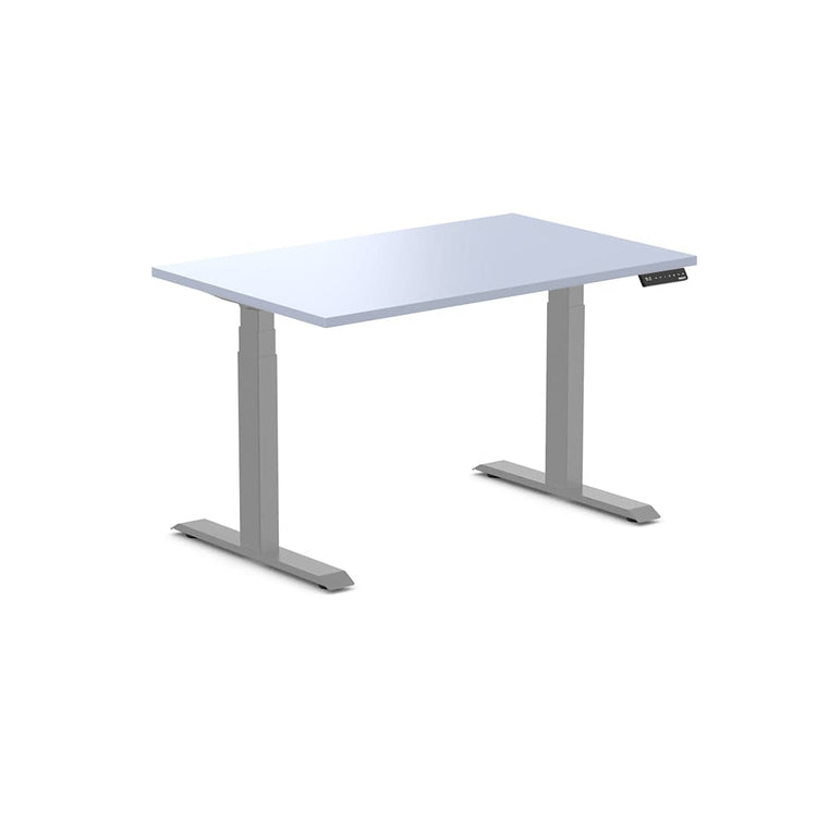 Almost Perfect Desky Dual Melamine Sit Stand Desk-Pastel Blue Desky®