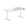 Almost Perfect Desky Dual Melamine Sit Stand Desk-Pastel Blue Desky®