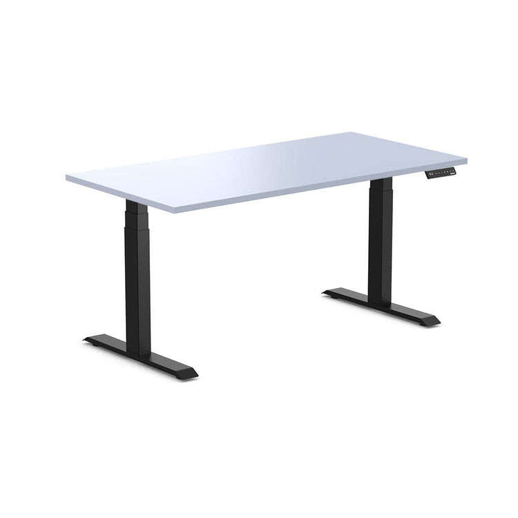 Almost Perfect Desky Dual Melamine Sit Stand Desk-Pastel Blue Desky®