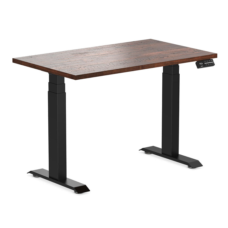 dual mini softwood sit stand desk