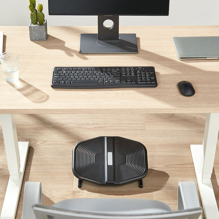 rippled textured foot rest