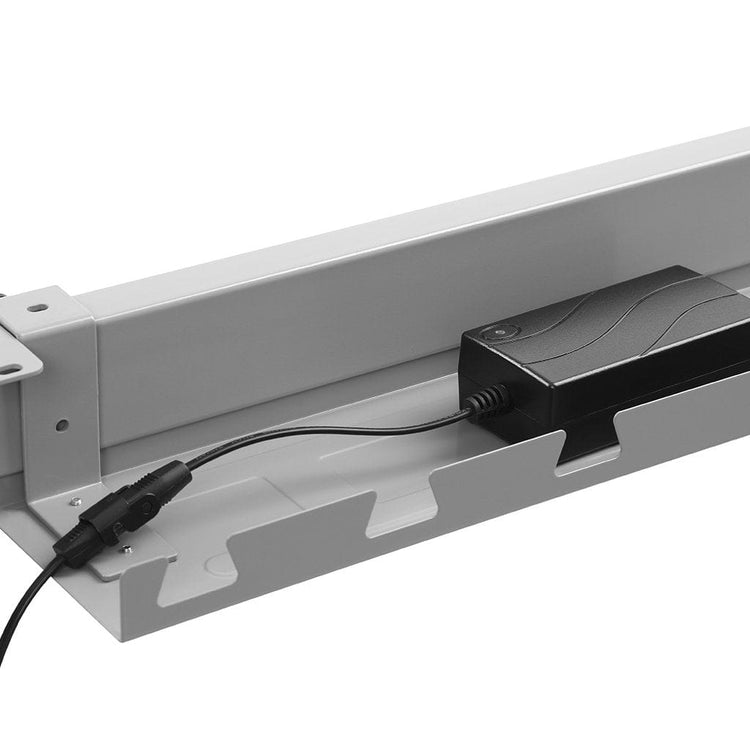 Desky Single Sit Stand Desk White 1200x750mm - Desky