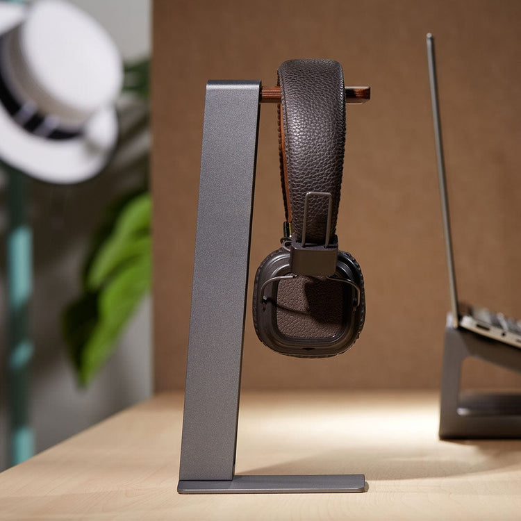 premium wooden headphone hook