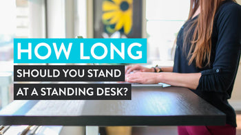 standing at a standing desk